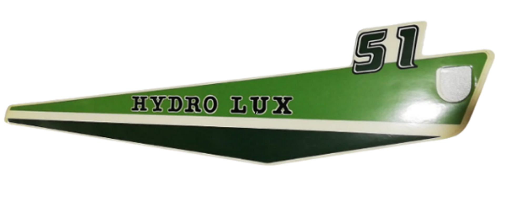 Mobylette Yazı Takımı Yan Kapaklar Hydro Lux 51 Yeşil Orjinal