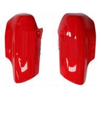 Mondial 100kh Ön Çamurluk Amartisör Kapağı Takımı Kırmızı Rialli