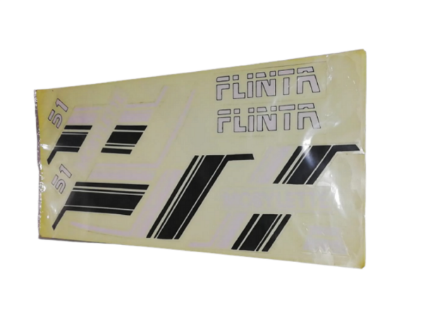 Mobylette Yazı Takımı Filinta 51 Siyah-beyaz Orjinal