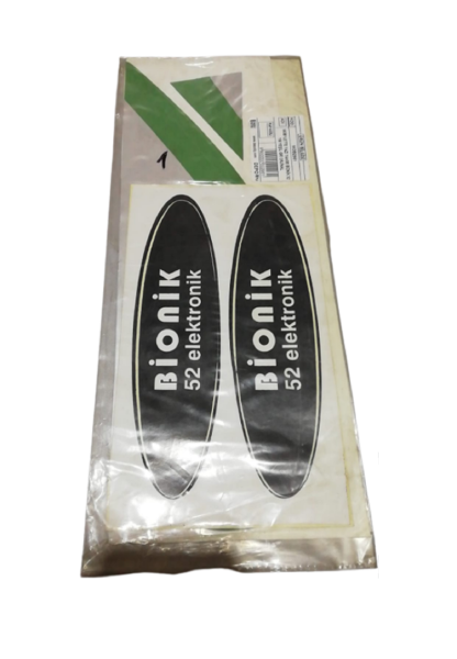 Mobylette Yazı Takımı Bionik 52 Ym Yeşil-gri Orjinal