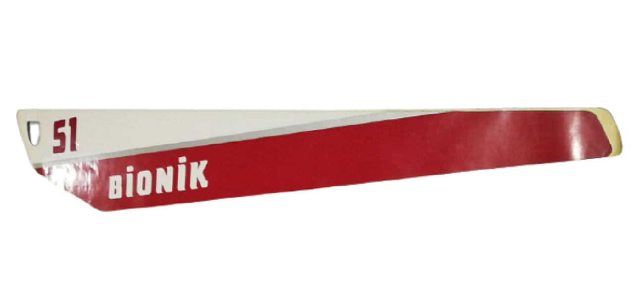 Mobylette Yazı Sol Yan Kapak Bionik 51 Kırmızı Orjinal