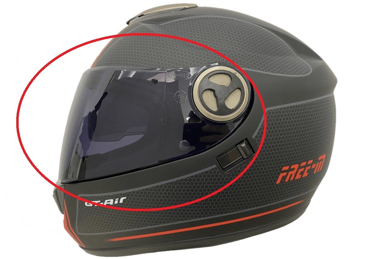Motosiklet Kask Camı 913 Model Çeneli Siyah Mbk