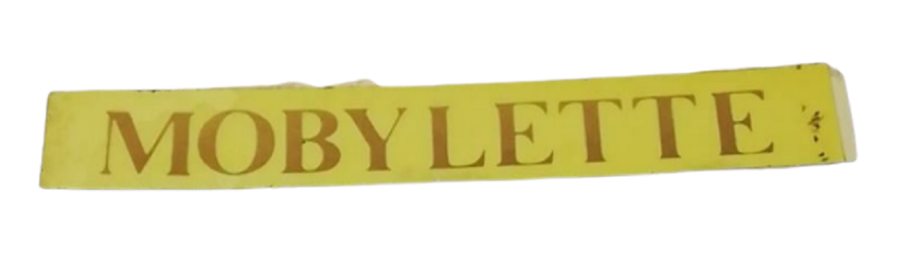 Mobylette Yazı ''mobylette'' Altın Yerli