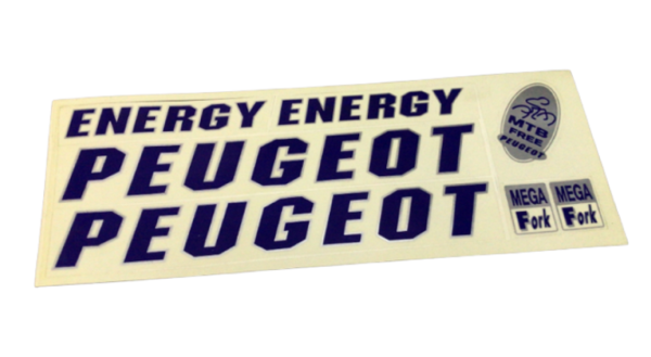 Bisiklet Yazı Takımı Peugeot Mavi Mtb Yerli