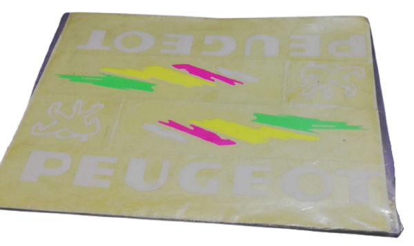 Bisiklet Yazı Takımı Peugeot Beyaz Bmx Yerli