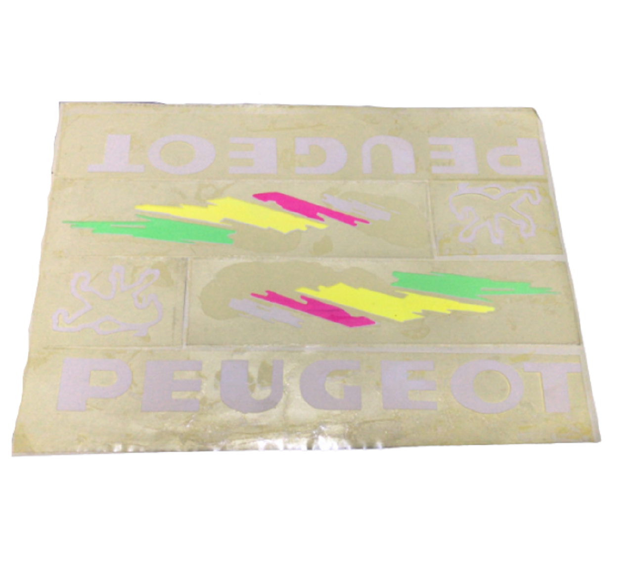 Bisiklet Yazı Takımı Peugeot Beyaz Bmx Yerli