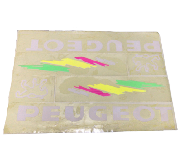 Bisiklet Yazı Takımı Peugeot Beyaz Bmx Yerli