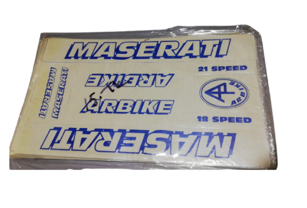 Bisiklet Yazı Takımı Maserati Mavi Mtb Yerli