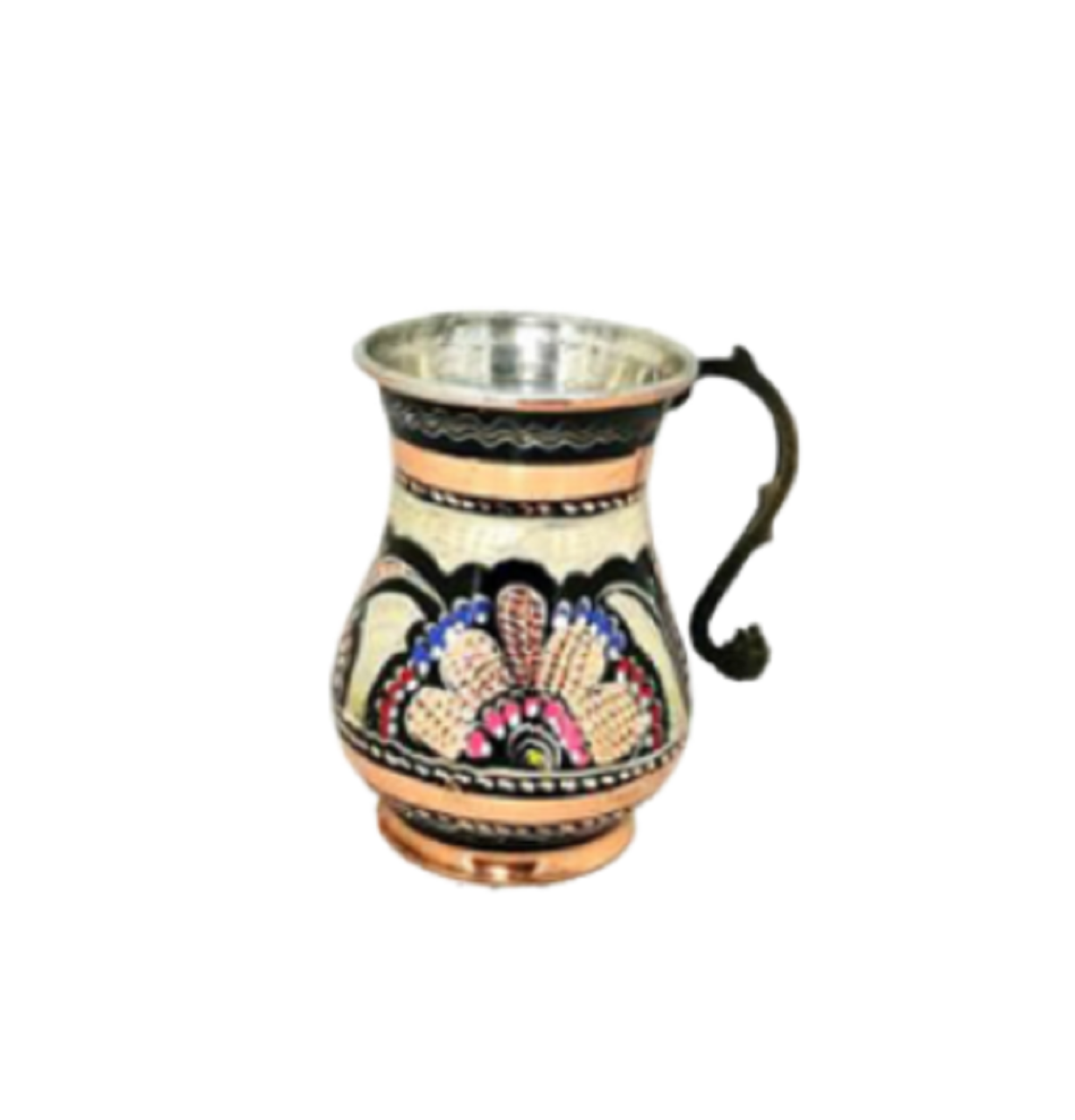 Bakır Maşrapa İşlemeli