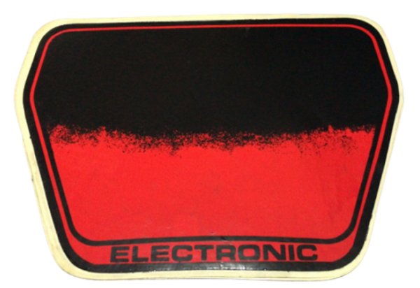 Peugeot Yazı Kare Far Siperlik Arması Kırmızı-siyah Yerli