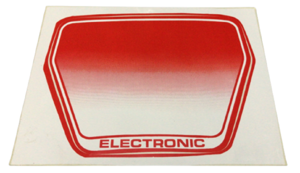 Peugeot Yazı Kare Far Siperlik Arması Kırmızı-beyaz