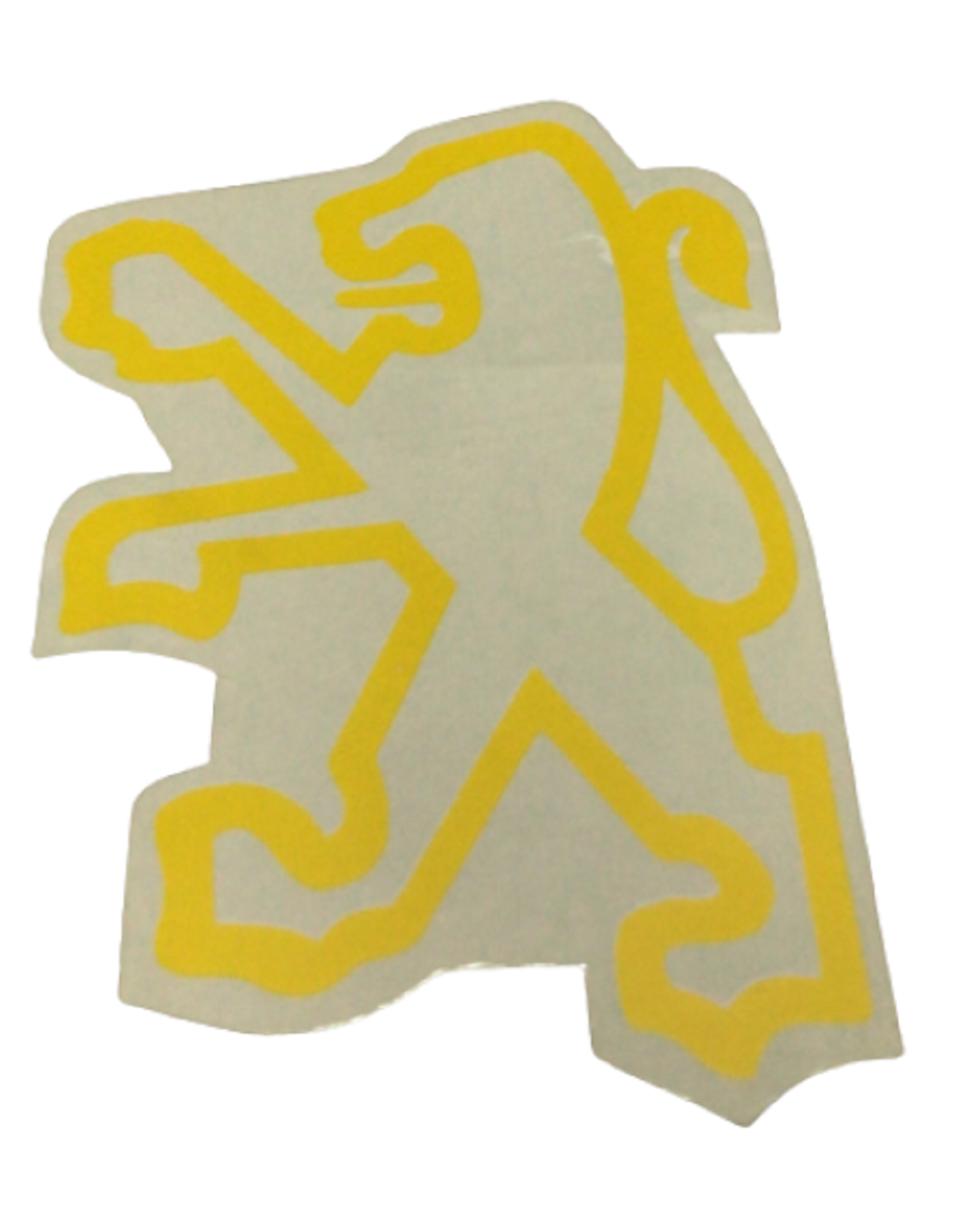 Peugeot Yazı Siperlik Arması Aslan Sarı Yerli