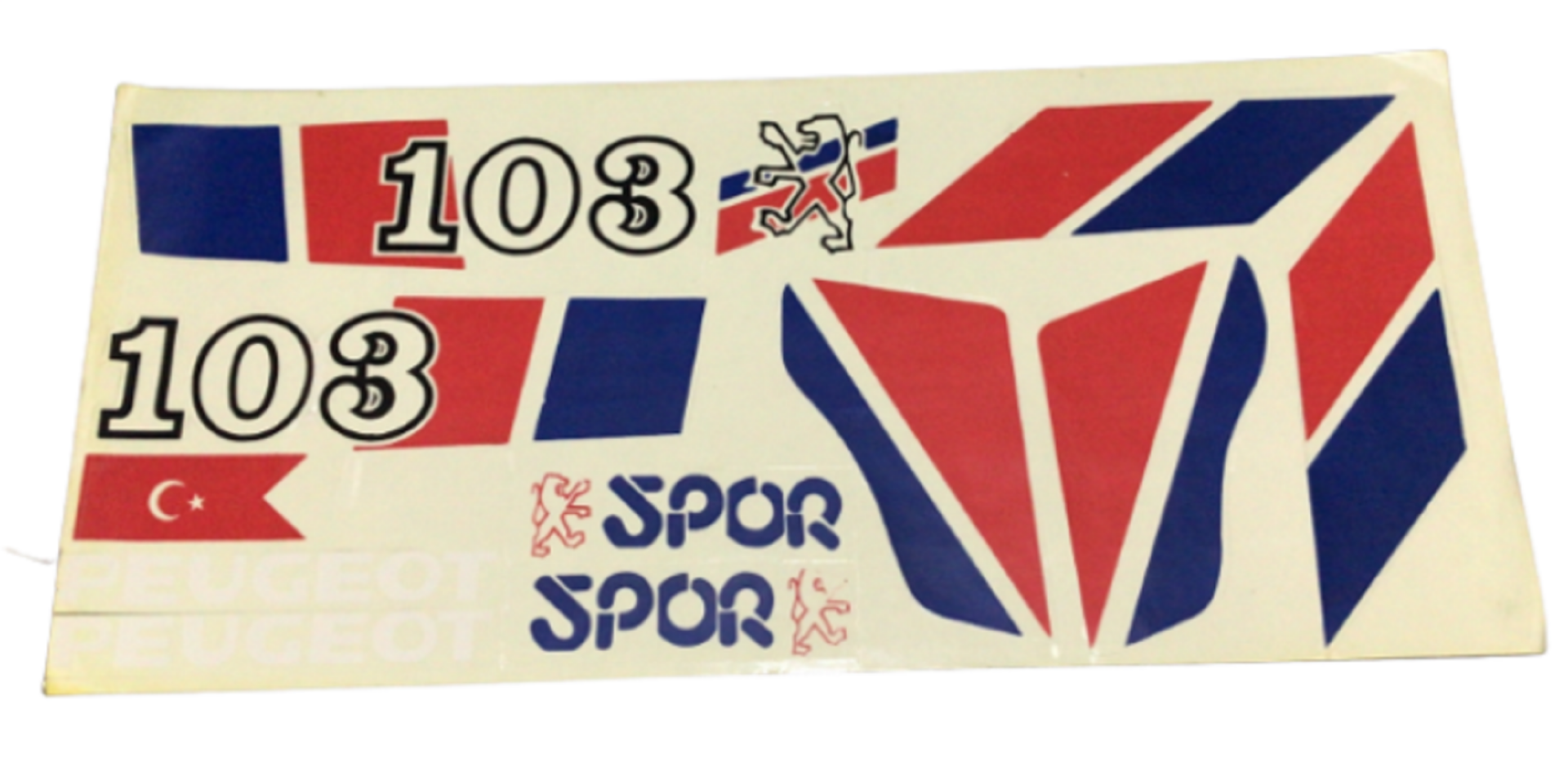 Peugeot Yazı Takımı Crx Spor Orjinal