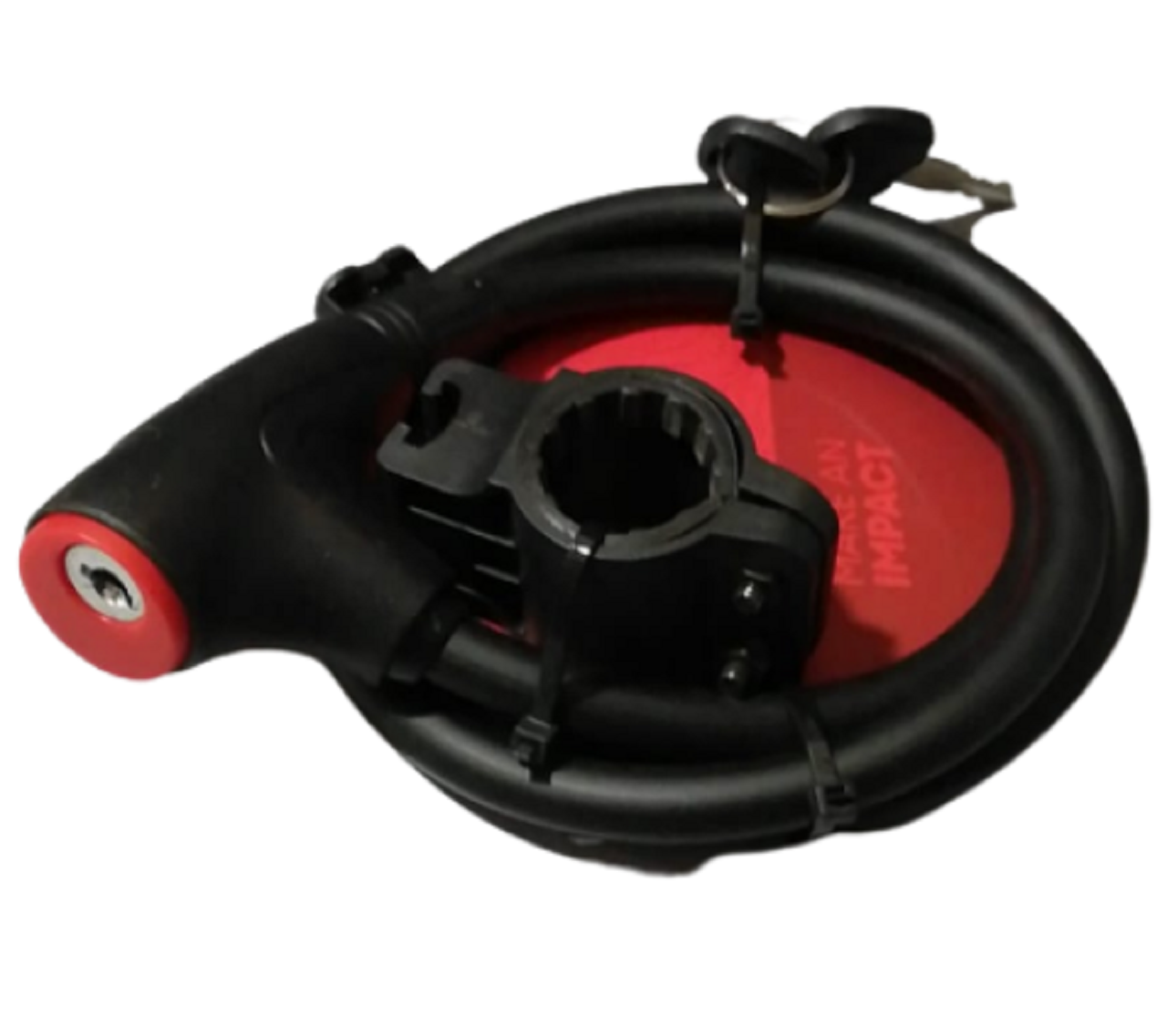 Bisiklet Kilit Loco Halat 12X1200mm Siyah Impact