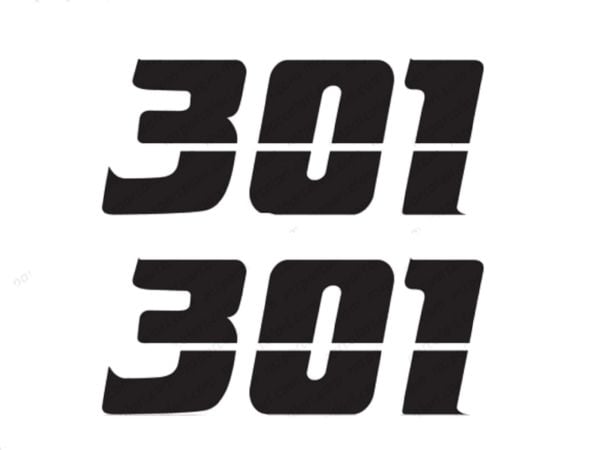 Mz Yazı Yan Kapak ''301'' Arması Orjinal