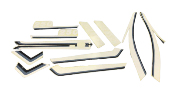 Jawa Laser 250 Yazı Takımı Gri-beyaz Yerli