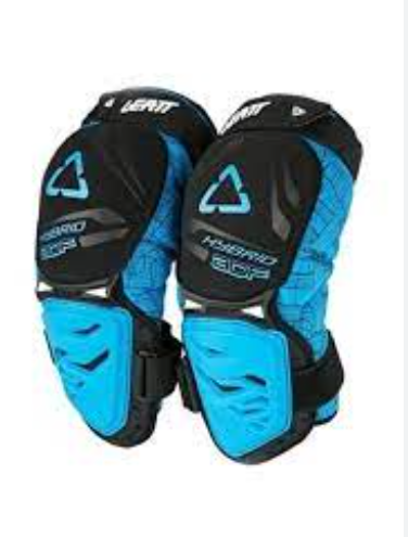Motosiklet Dizlik Takımı Kısa Mavi 3DF Leatt