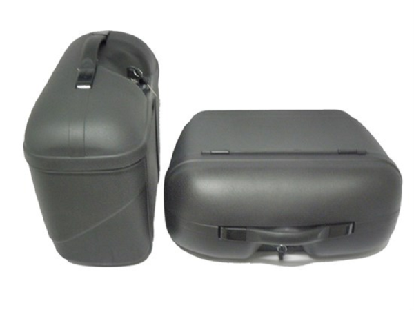 Motosiklet Yan Çanta 2li Siyah Arwic