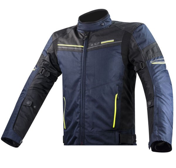 LS2 Shadow Mont Mavi-Siyah-Neon Sarı Beden: XL