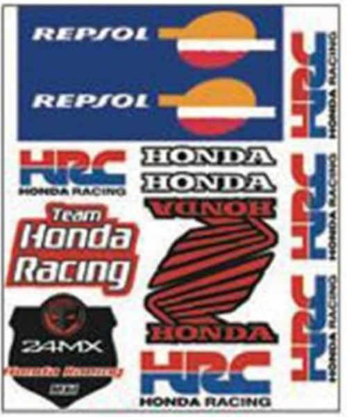 Motosiklet Sticker Seti HONDA HRC Renixpart