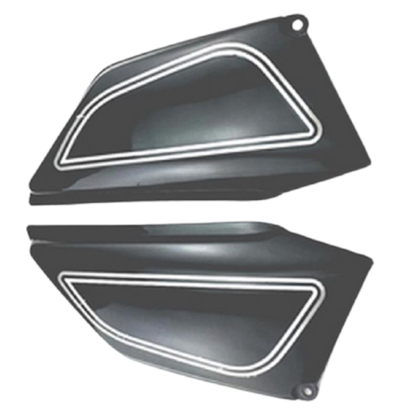 Mondial 125kt Yan Kapak Takımı Siyah Prc