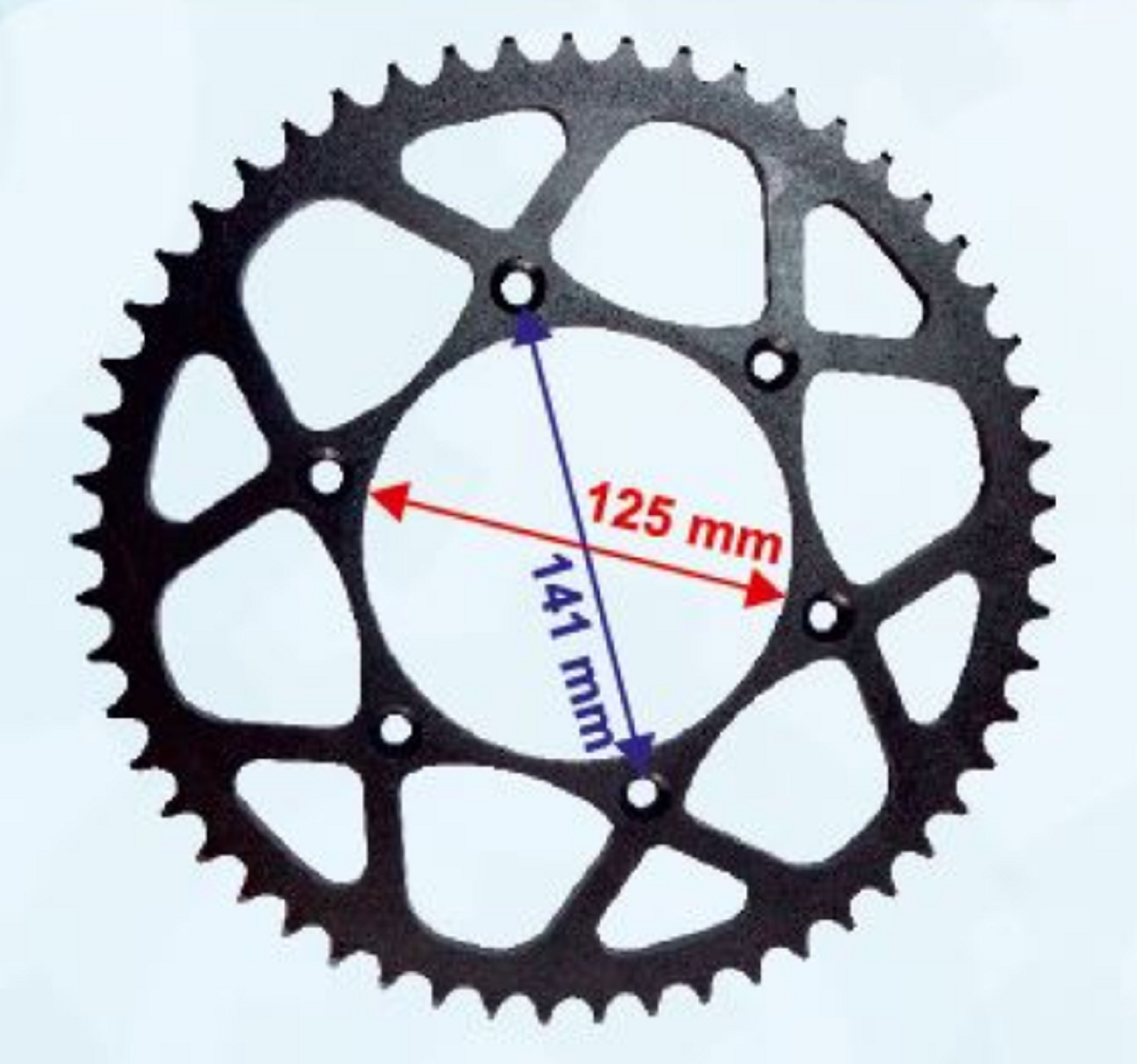 KTM-KX-CR125 CR250 Arka Dişli 520-14T İç 125mm 6 Delikli IND Empar