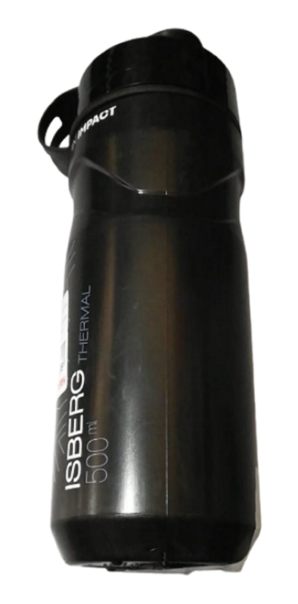 Bisiklet Matara ISBERG 500ml Termoslu Siyah Impact