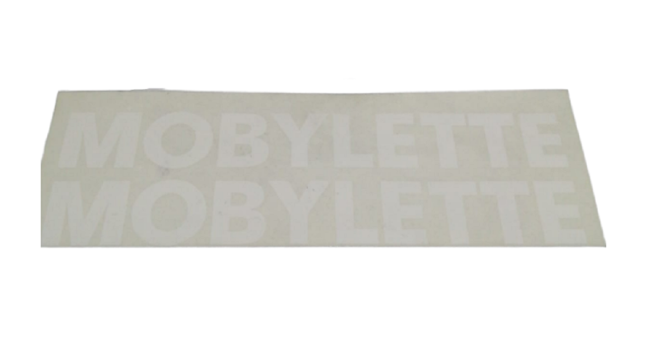 Mobylette Yazı ''mobylette'' Arması Beyaz 2'li Yerli