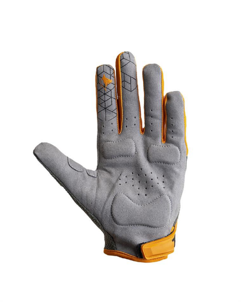 Motosiklet Eldiven MX Serisi Gri - Turuncu Beden:XXL WLF RACİNG