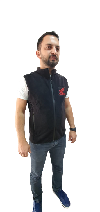 Motosiklet Yelek Polar Honda Beden:m Siyah Prosev