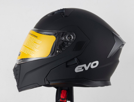 EVO Kask Çeneden Açılır Mat Siyah Beden: 2XL