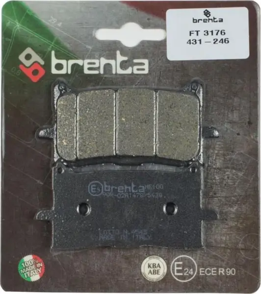 Motosiklet Fren Balatası FT3176 Organik Brenta