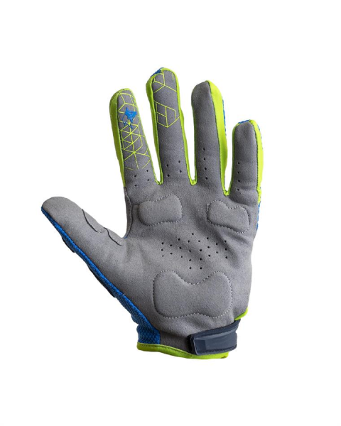 Motosiklet Eldiven MX Serisi Mavi - Yeşil Beden:XXL WLF RACİNG