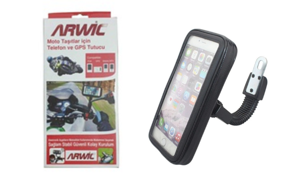 Motosiklet Telefon Tutucu Ayna Bağlantılı Arwic