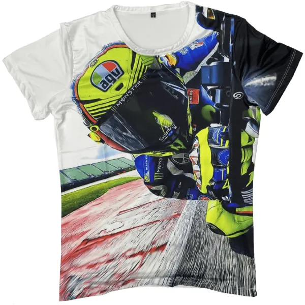 T-Shirt Motosiklet Baskılı