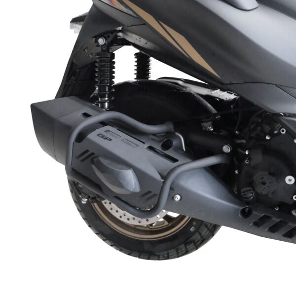 Zontes ZT250T-E 2024 Uyumlu Egzoz Koruma Demiri Siyah GP Kompozit