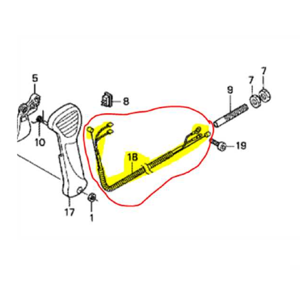 Honda Umk435 Kablo Takımı Thailand Orjinal