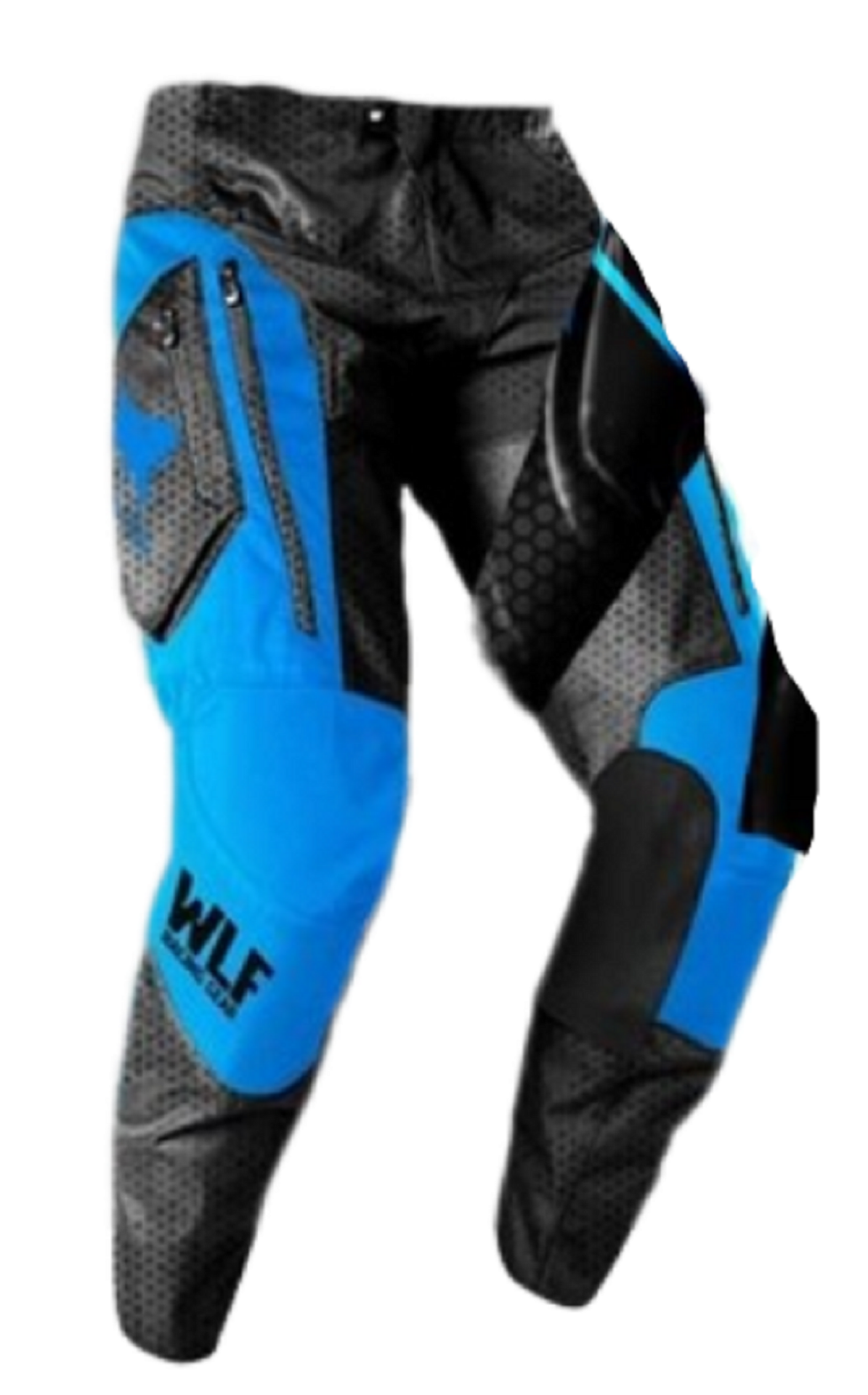 Motosiklet Pantolon Mavi - Siyah Beden:32 WLF RACİNG
