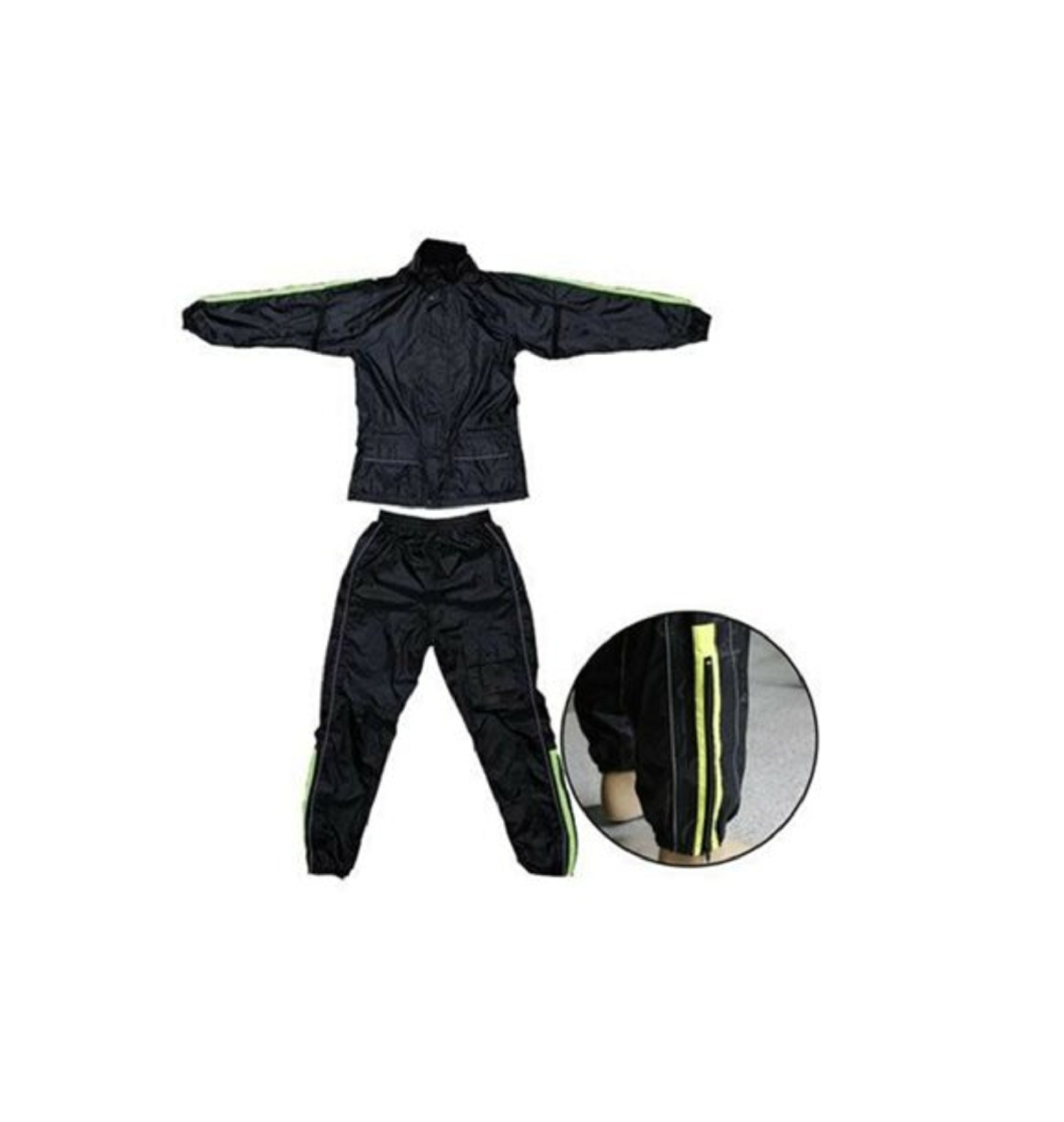 Motosiklet Yağmurluk Takımı Siyah Prosev