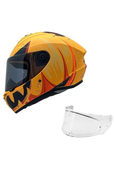 AXXIS Draken S Kask Pumpkin C3 Matt Yellow Beden: S