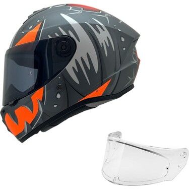 AXXIS Draken S Kask Pumpkin B4 Matt Fluo Orange Beden: L