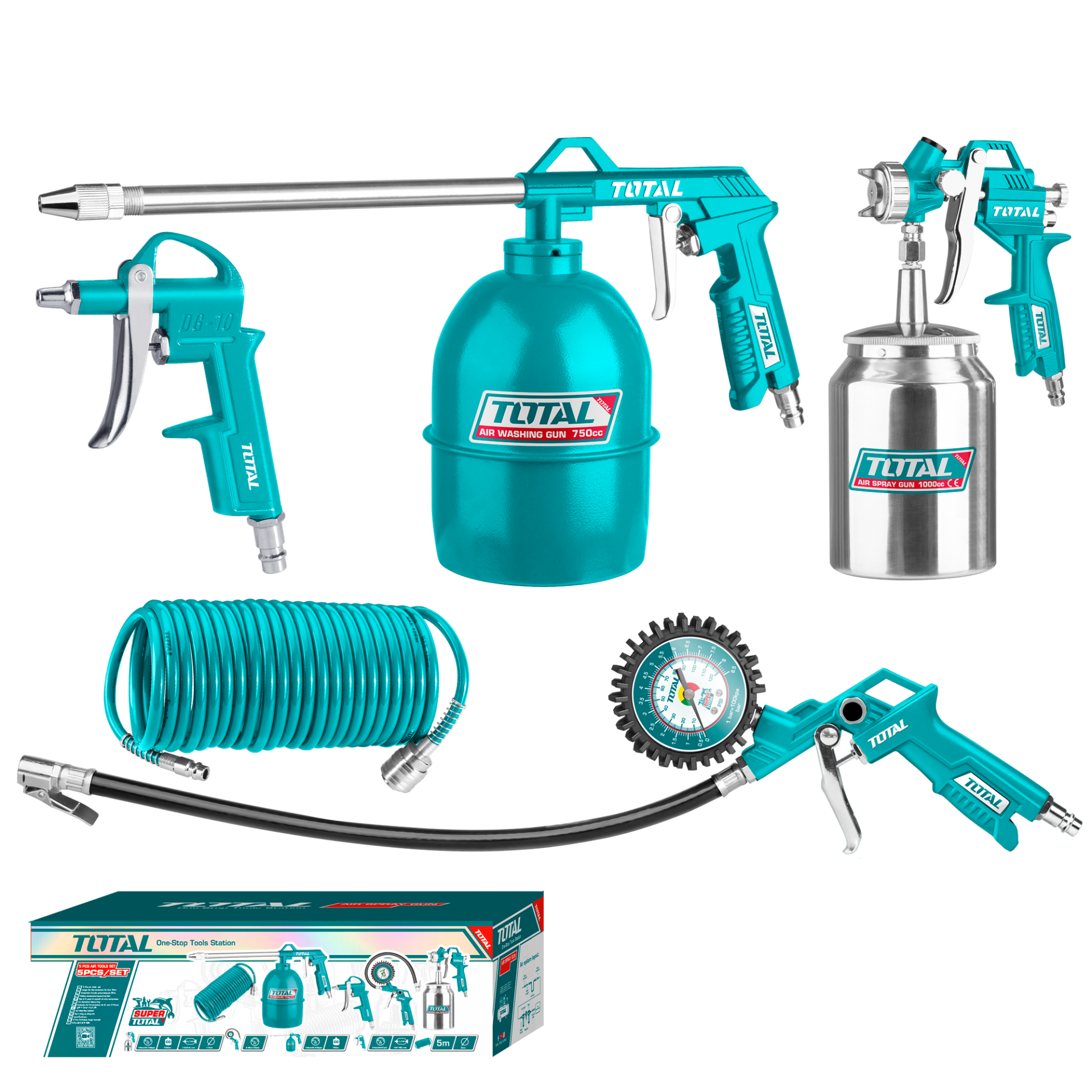 Total TATK051 Havalı Alet Seti 5 Li