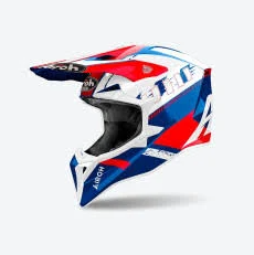 Airoh Wraap Kask Feel Blue Red Gloss Beden: M