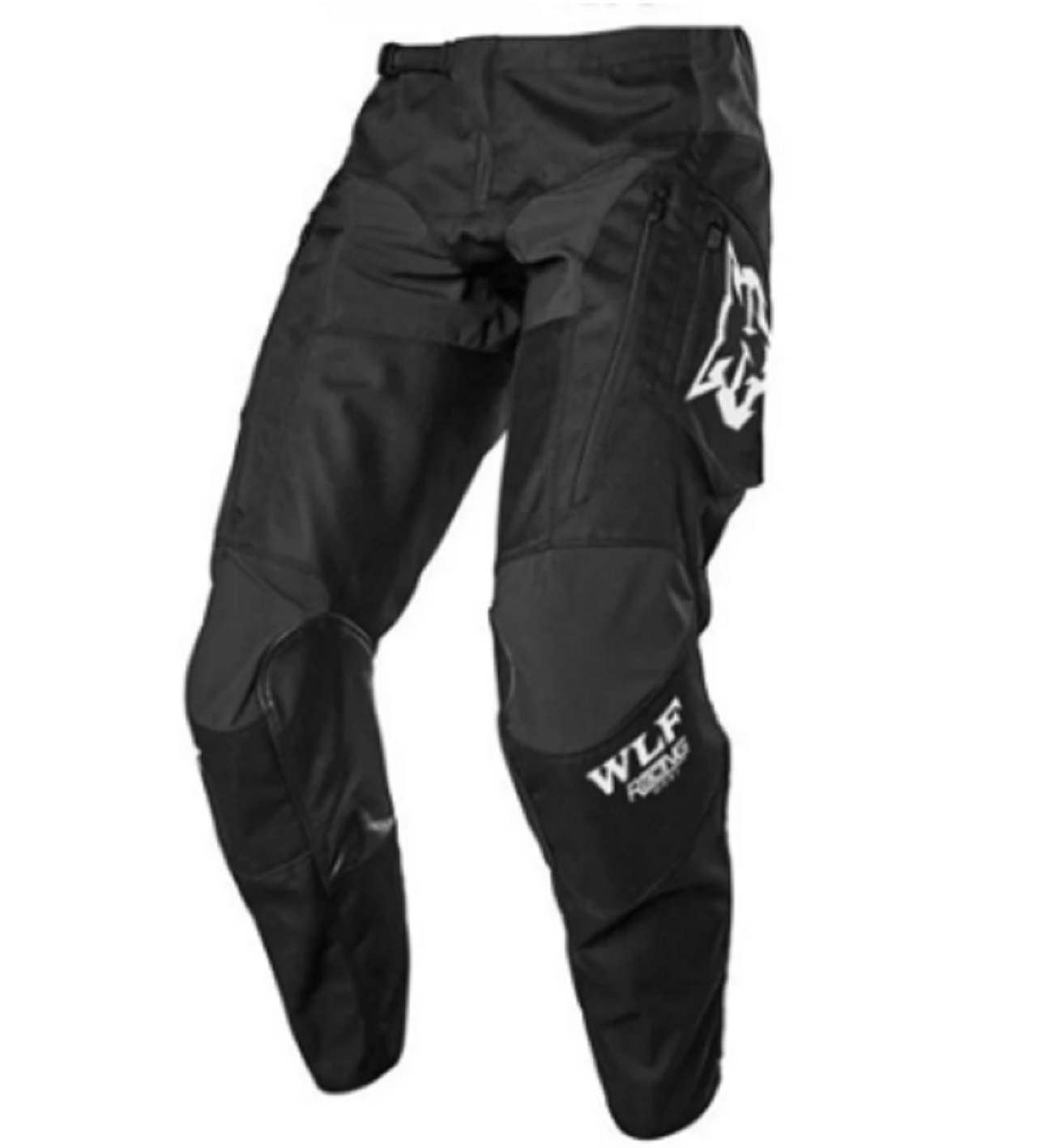 Motosiklet Pantolon Beyaz - Siyah Beden: 34 WLF RACİNG