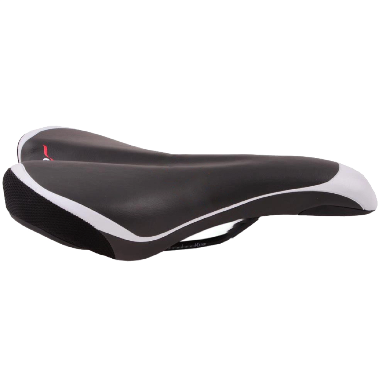 Bisiklet Sele 285 x 143mm Siyah - Beyaz Monero