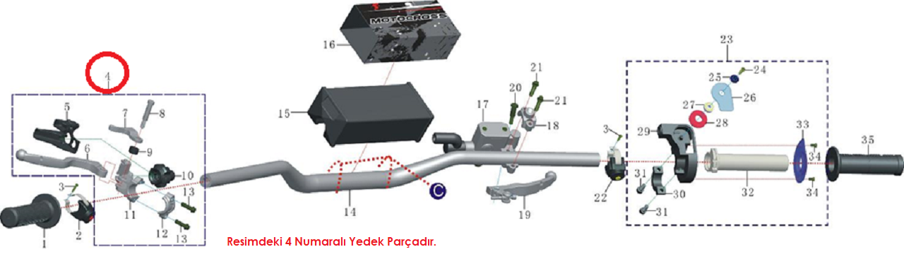 Apache XZ250 17 HP Debriyaj Kütüğü Orjinal