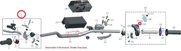Apache XZ250 17 HP Debriyaj Kütüğü Orjinal