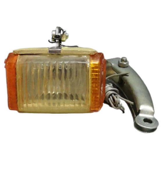 Bisiklet Far Kare Reflektörlü Beyaz Yerli