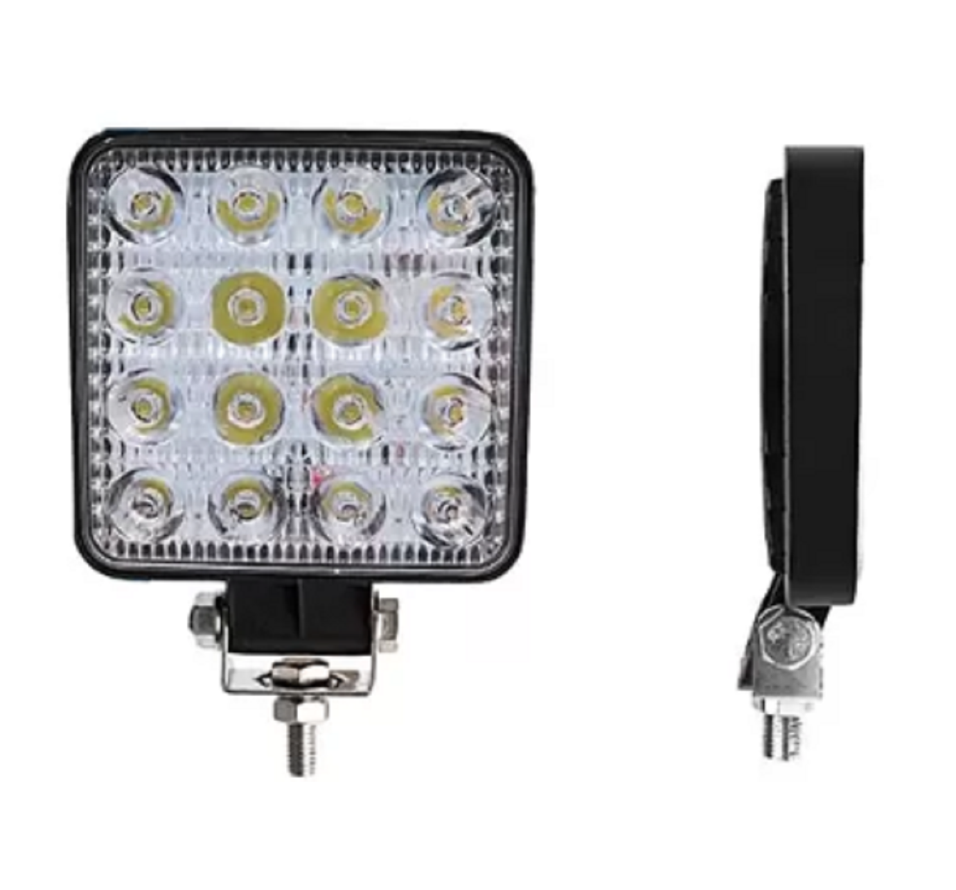 Motosiklet Sis Farı Kare Beyaz 16 Ledli 12-80V - 48W (1 Adet) Empar