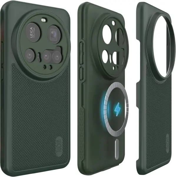 Xiaomi Mi 15 Ultra Kılıf TUDIA DualShield Grip YEŞİL Magsafe Uyumlu